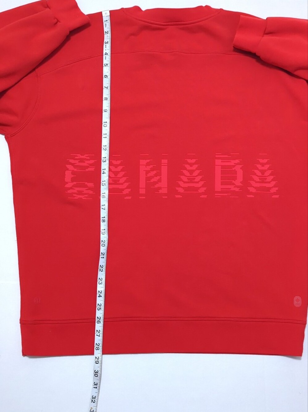 Lululemon Team Canada Olympics Perfectly Oversized Crew Red Sweatshirt Size 10 - Picture 8 of 10